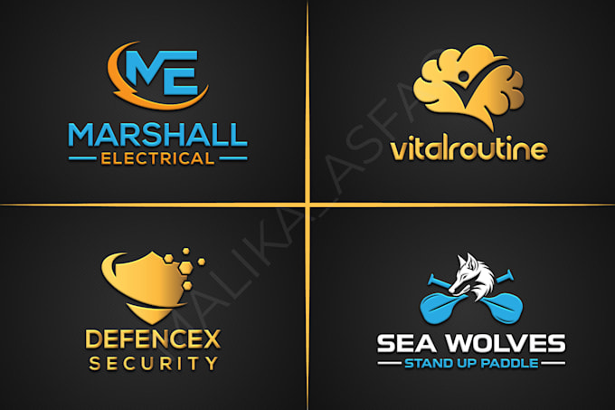 do modern minimalist and business logo design