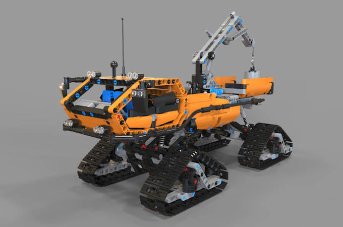 Model Lgo Design 3d lego model with instruction, 3d lego house building vehicle ...