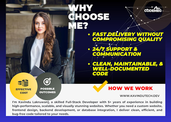 do website development full stack web developer