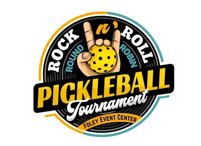 design a modern pickleball logo with unlimited revisions