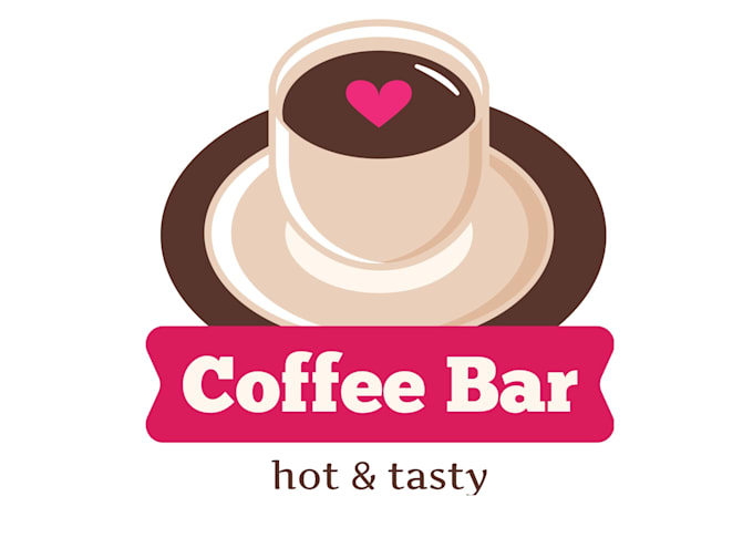 designs creative juice bar and coffee shop logo