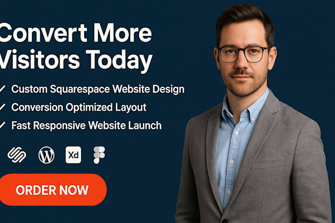design or redesign your squarespace website for maximum conversions