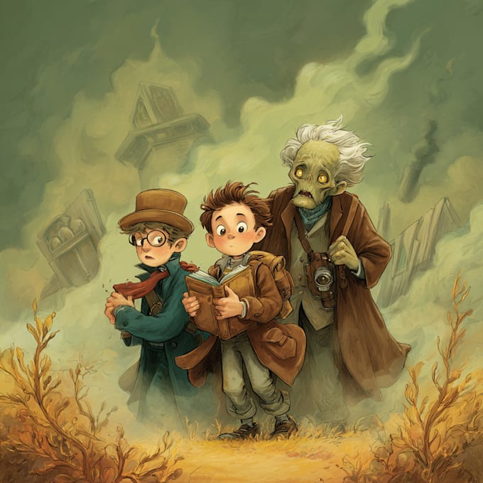comic script children illustration, kid picture book, children book ghost writer