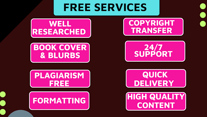 ghostwrite and professionally format your fiction or non fiction masterpiece