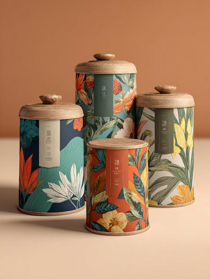 do premium product label, box package, pouch bag design
