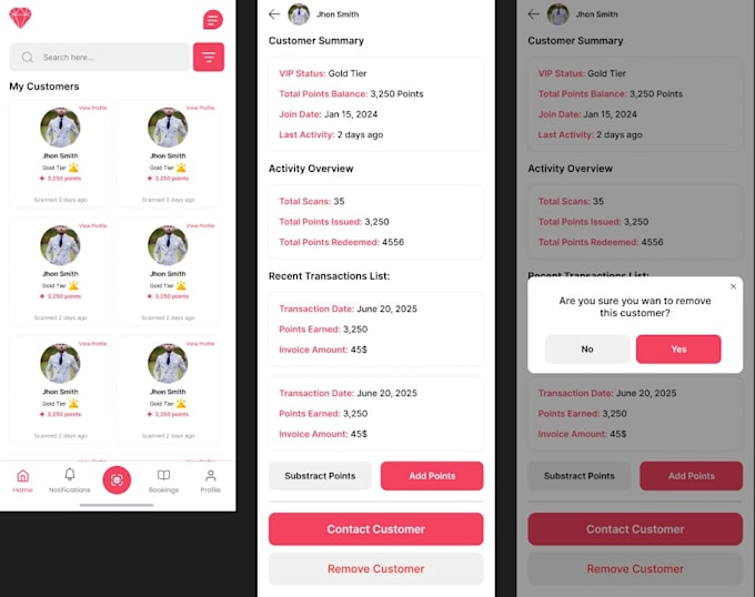 develop ai powered loyalty app, restaurant discount app, loyal card app