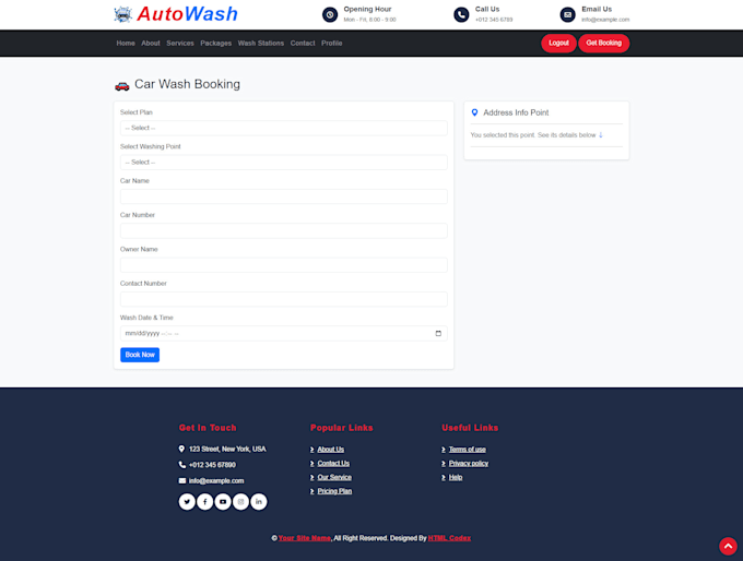 develop a responsive PHP mysql website with secure login and admin panel