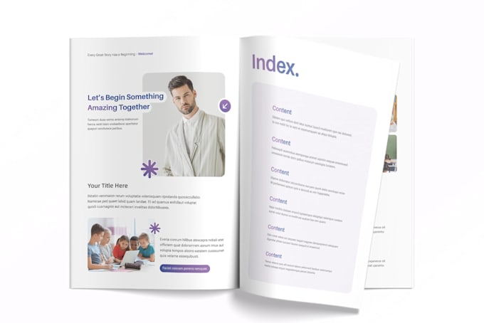 design professional white paper, annual report for your company