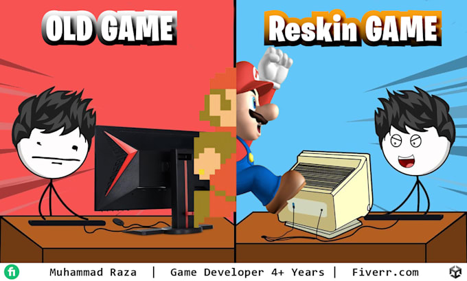do professional reskin mobile games and get ready to publish