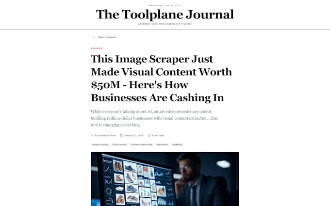 make a clean, modern website with responsive design