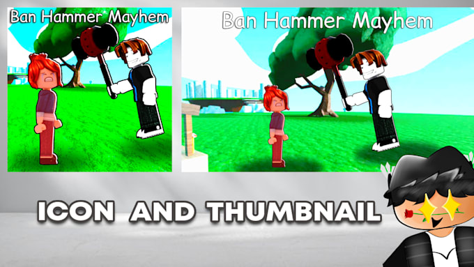 make a roblox game icon for you