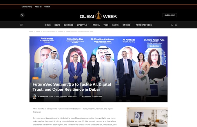 publish news on dubai week