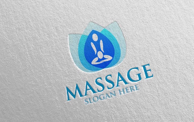 create an eye catching massage therapy logo