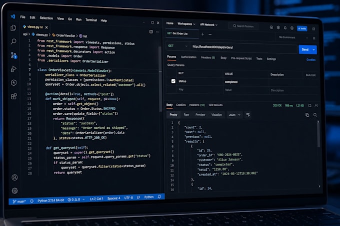 develop python scripts, automation tools, or django backends