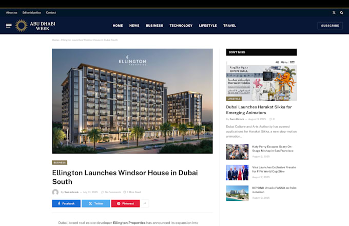 publish news on abu dhabi week