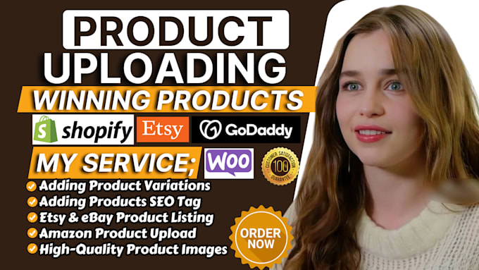 upload and list products on shopify, woocommerce, etsy, ebay, and amazon store