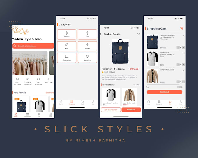 build android and IOS full stack apps with modern UI