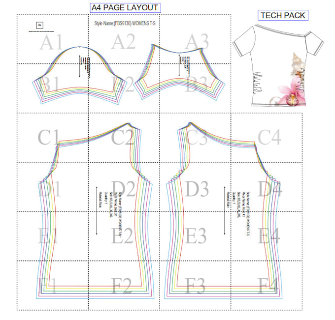 make accurate sewing patterns for t shirt,dress,and more