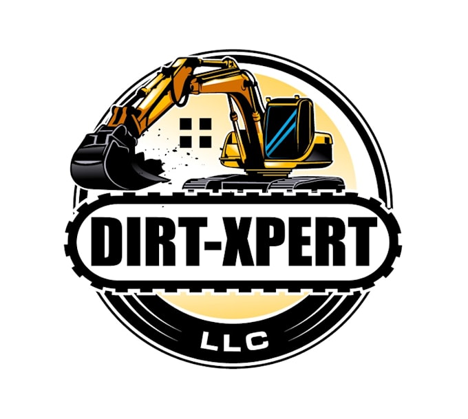 design incredible exavator logo