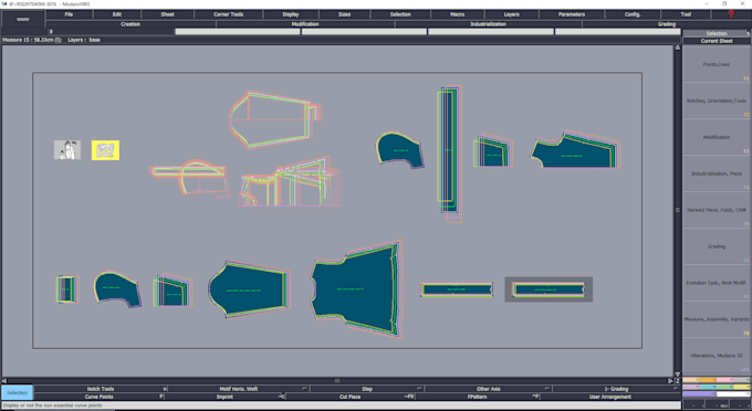 do cad sewing pattern grading and production marker