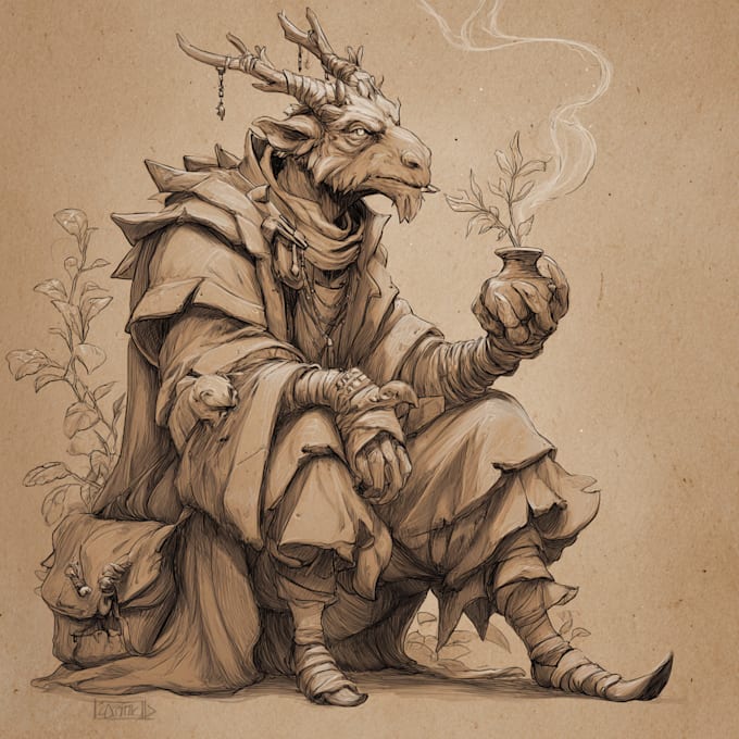 draw fantasy or dnd creatures and monsters