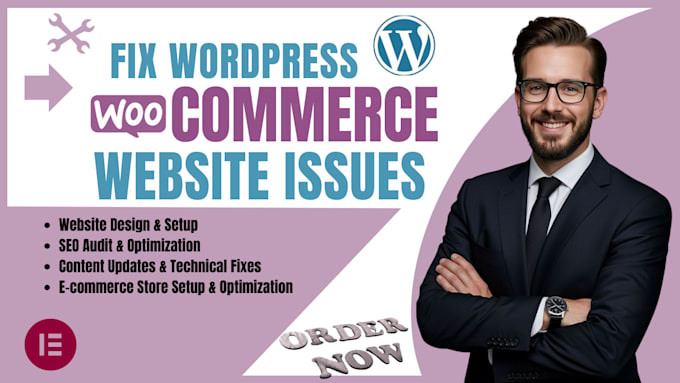 fix wordpress issues fix wordpress woocommerce fix redesign wordpress website