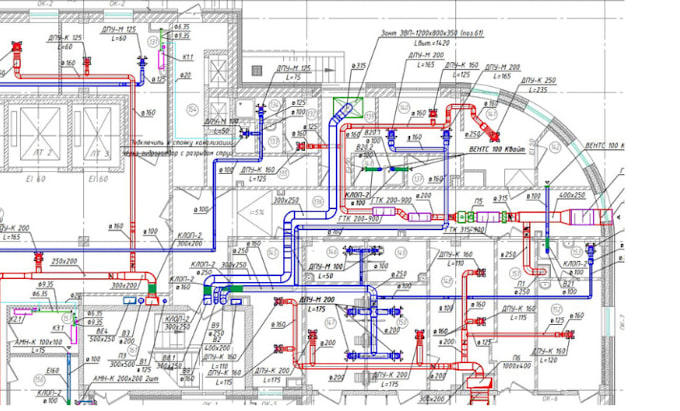 design mep drawings, electrical plan, plumbing, hvac for city permit