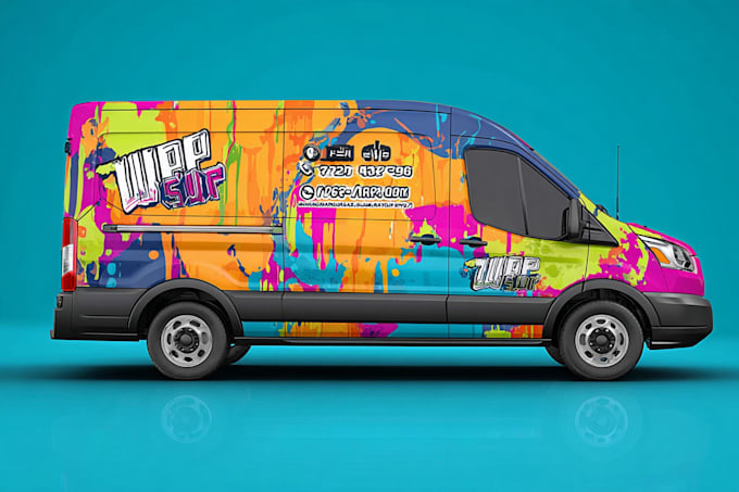 make creative vehicle wrap design for your car, truck, van