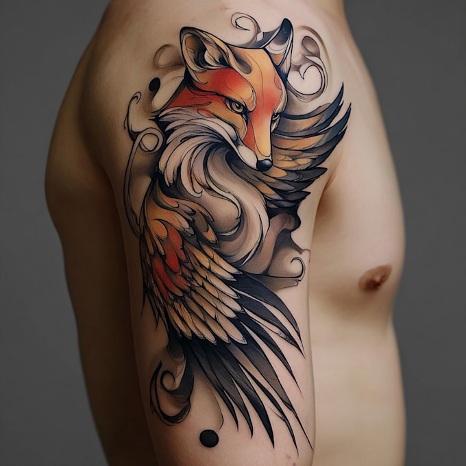 develop custom tattoo design, tattoo sleeve