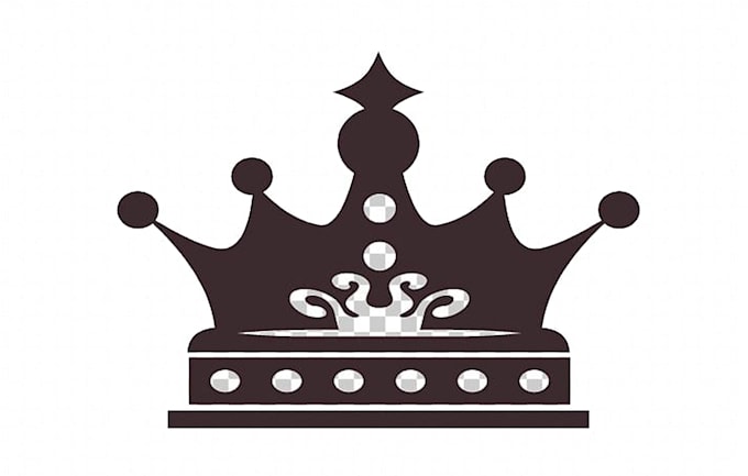 make different crown line mascot logo with express delivery