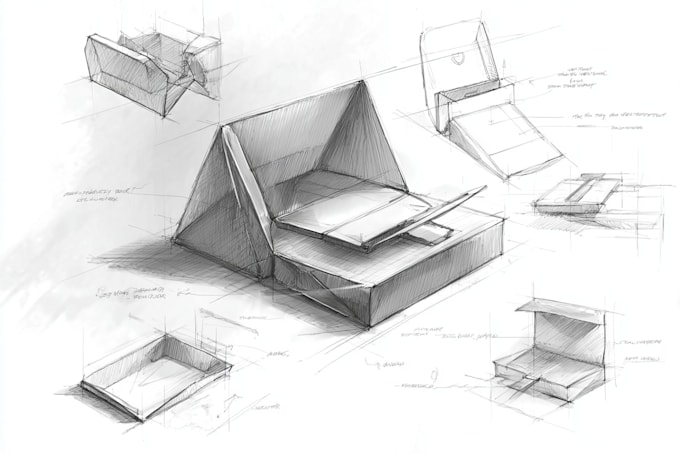 do product concept sketches illustration design