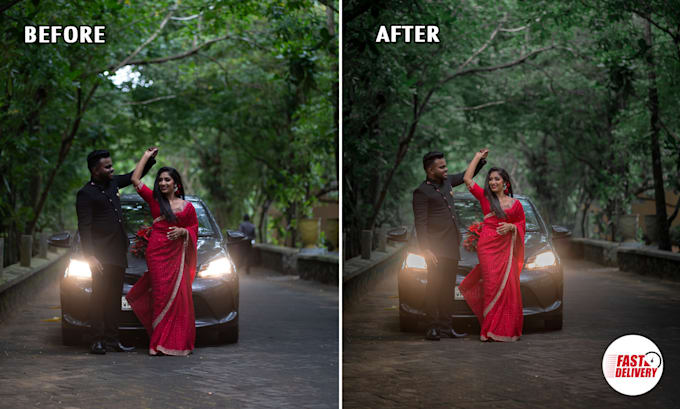 do professional retouching your wedding photos