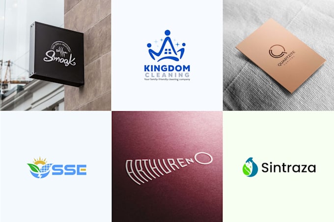 create modern minimalist elegant business logo design