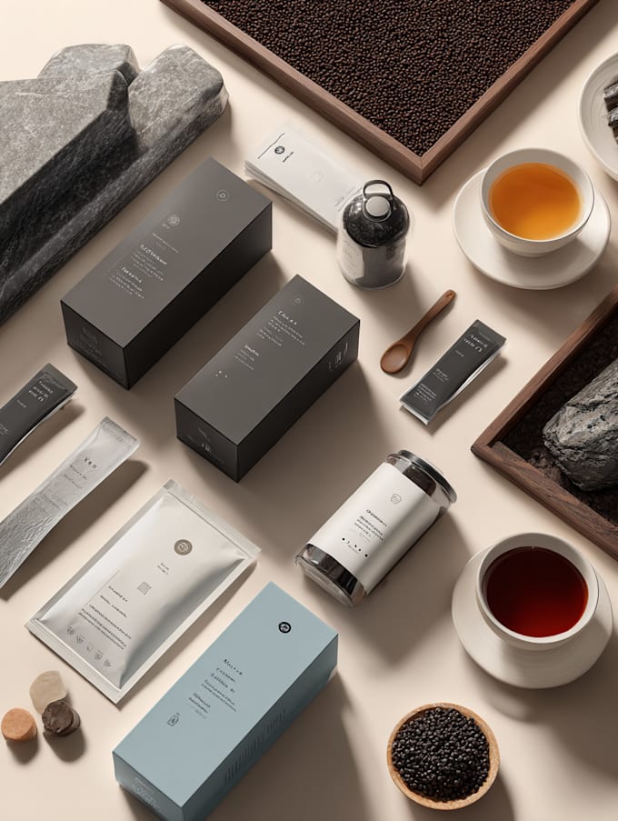 design a product package, label or box