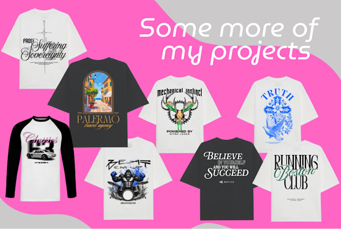 create a custom apparel graphic design for our clothing brand