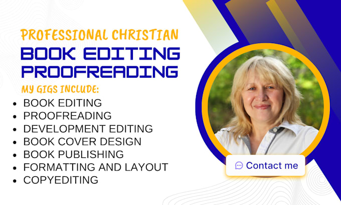 do christian book proofreading, developmental book editor, book editing