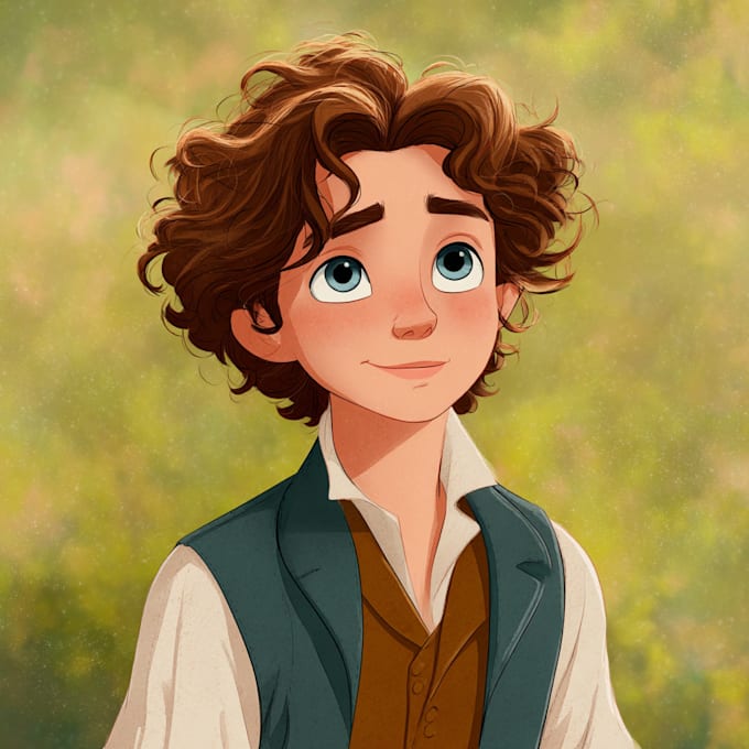 draw an amazing disney style portrait