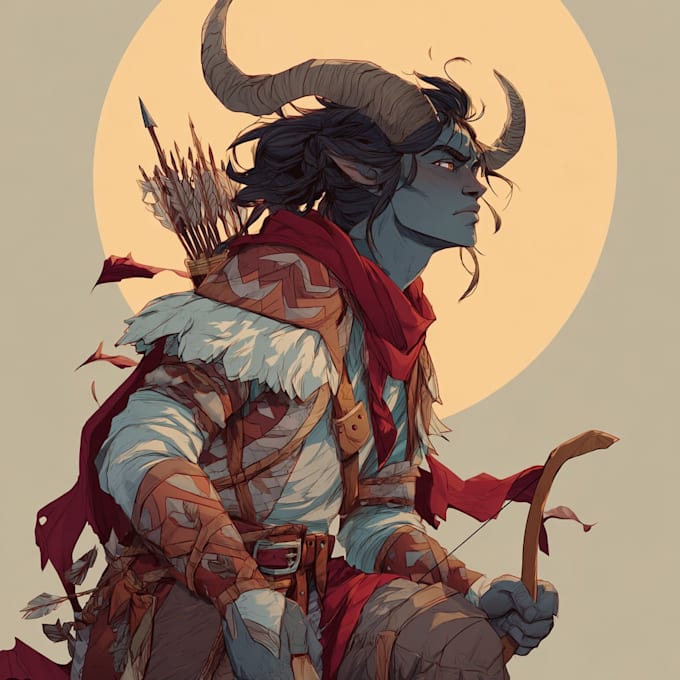 draw your dnd character art