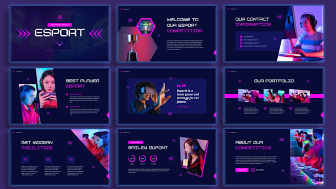 design creative powerpoint presentation, canva slides, and ppt template
