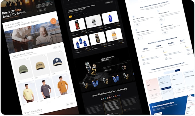 design app, website, and saas in figma uiux design