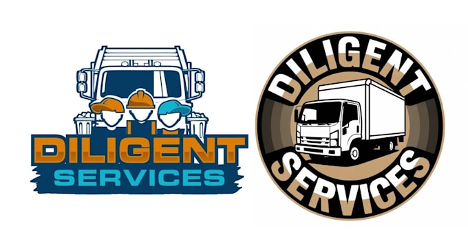 design professional moving services logo