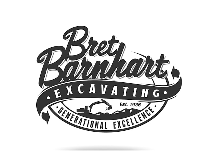 design a professional modern excavation logo