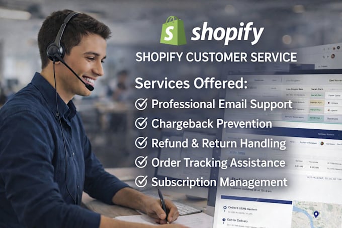 be your professional shopify customer service