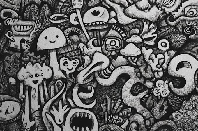 design doodle and doodle art for any purpose