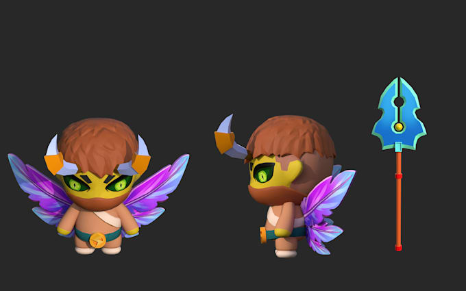create 3d character models optimized for all platforms