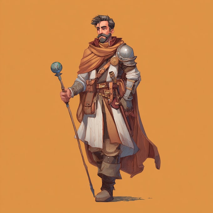create dnd character art illustration commissions
