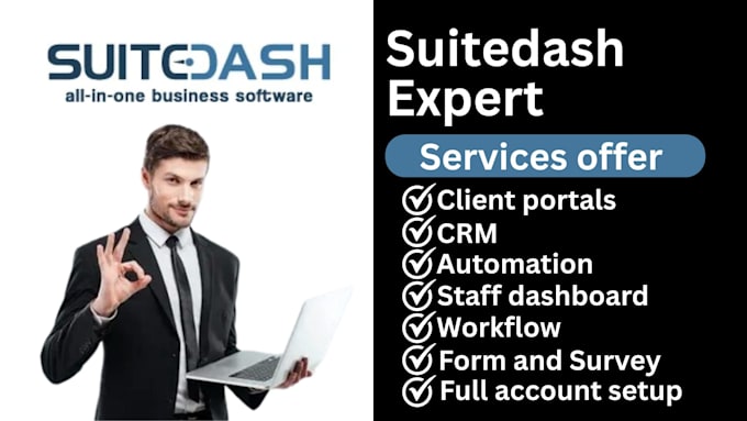 setup suitedash client portal suitedash expert suitedash crm automation