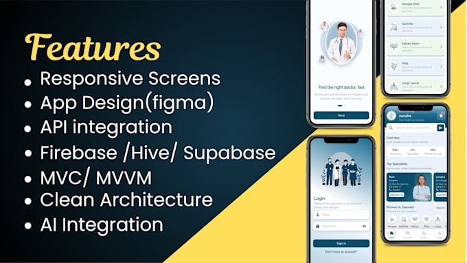 do android, ios mobile app development as a flutter app developer