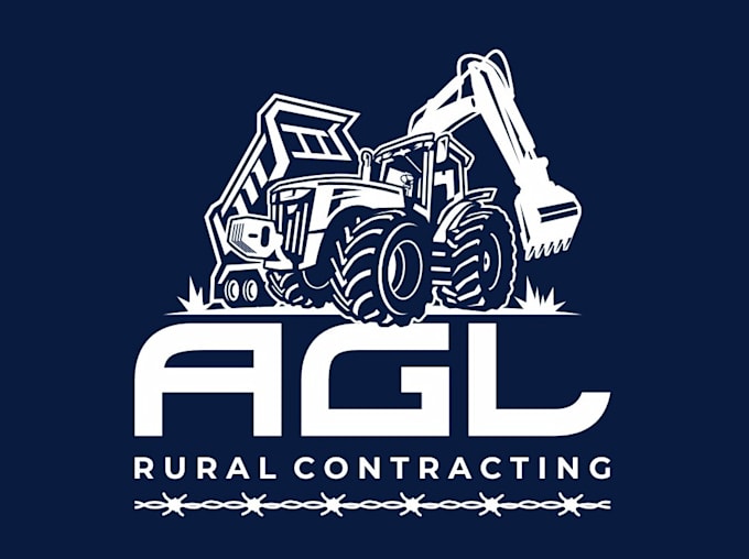 design a minimalist and modern contractor logo