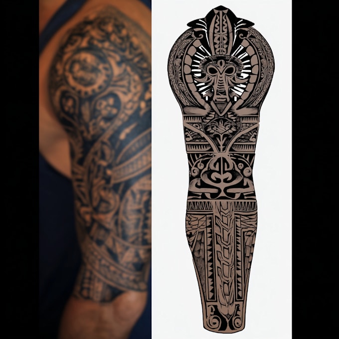 design your polynesian tribal tattoo